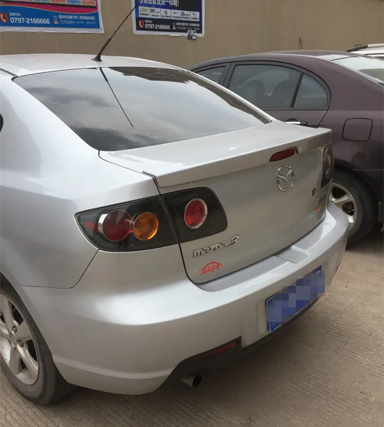Спойлер для Mazda 3 спортивный спойлер из АБС-пластика заднего крыла автомобиля 2006