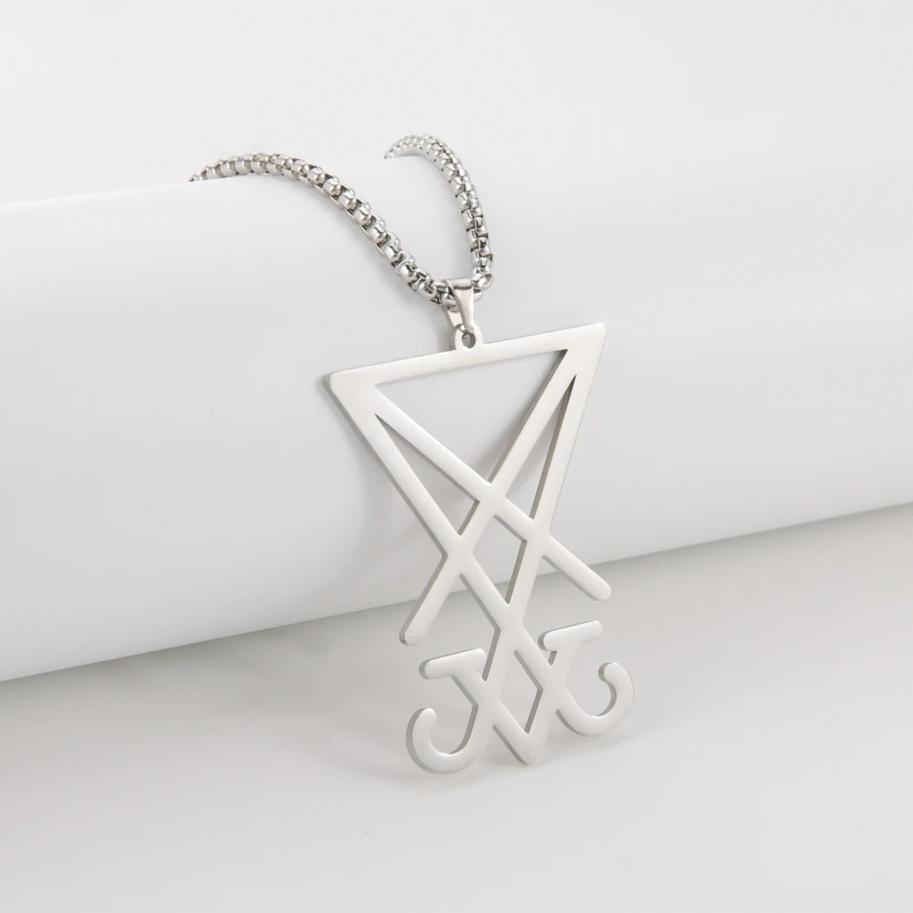 My Shape Ожерелье с подвеской Sigil of Lucifer для мужчин и женщин очаровательное