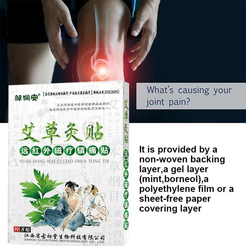 

Elbow Joint Pain Medical Patches Treat Hip Bone Spur Neck Sore Sciatic Nerve Pain Massage Essential Oil Plaster Wormwood Therapy