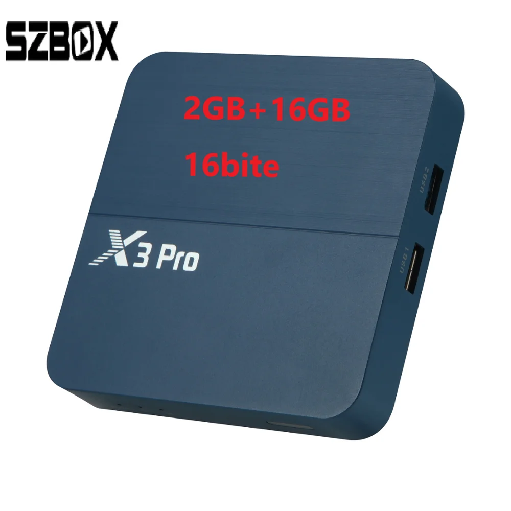 ТВ приставка X3 PRO Smart Set Top Box Amlogic S905X3 Android 9 0 4 ГБ 32 16 бит 2 4G 5G WiFi 1000 м LAN Bluetooth 4K HD