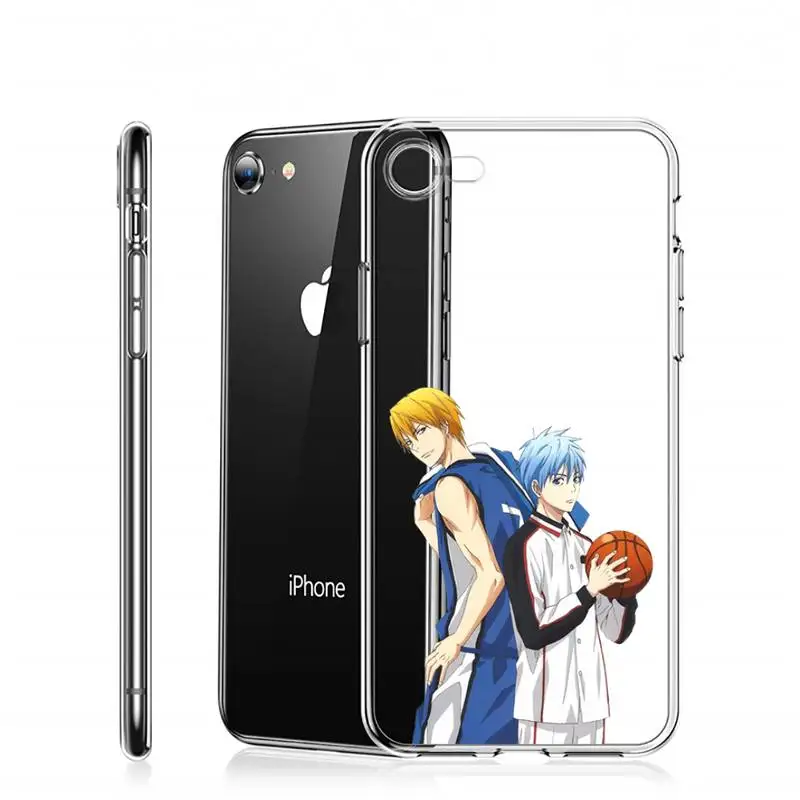

Basketball Kurokos Basket Japan anime Phone Case Transparent for iPhone 6 7 8 11 12 s mini pro X XS XR MAX Plus