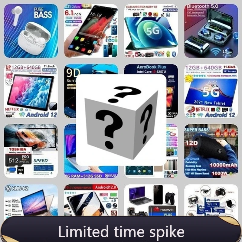 

Новинка 2021, Подарочная коробка на удачу, коробка для загадок, Премиум электронный продукт, коробка для загадок на удачу 100%, бутик сюрпризов о...