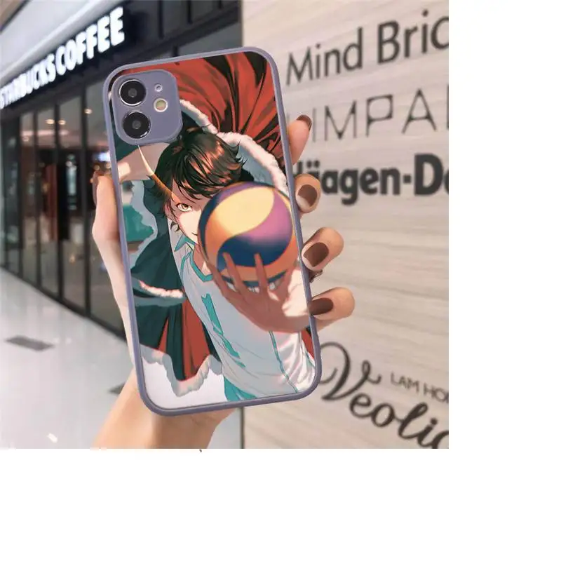 

anime Haikyuu Oikawa Phone Cases matte transparent For iphone 7 8 11 12 plus mini x xs xr pro max cover