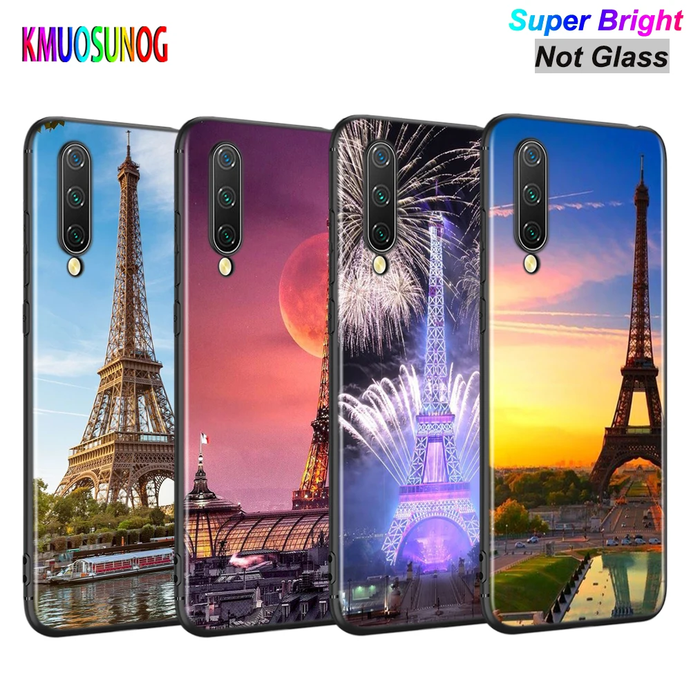 

London Paris Eiffel tower Silicone Cover For Xiaomi Mi Note 10 Ultra 9T 9 SE A3 Lite Poco X3 NFC M2 Pocophone F1 Pro Phone Case