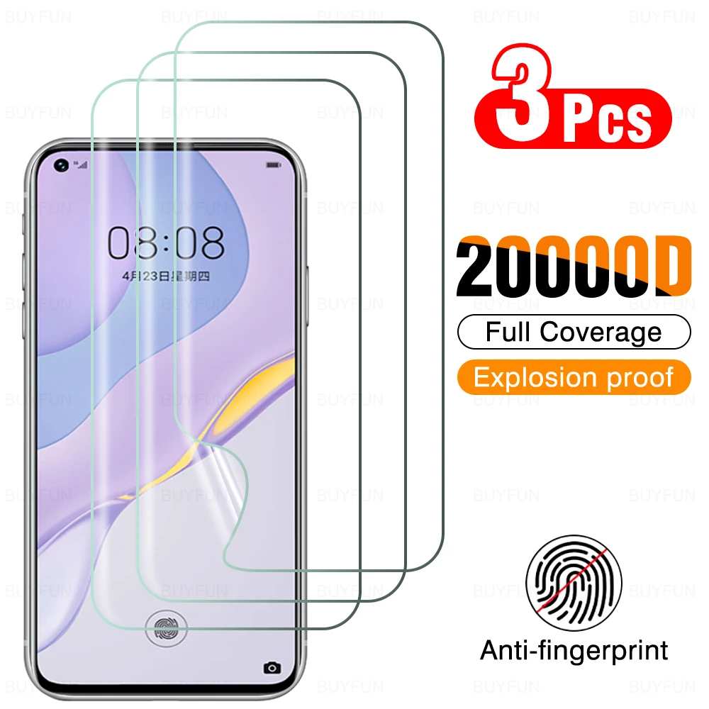 

Гидрогелевая пленка с полным покрытием для Huawei Nova 7 7Pro 6 5 4 3 Pro Se 7i 5i 5T 5Z 4E 3i на Huawey y9 y7 Prime 2019 HD, пленка для экрана, 3 шт.