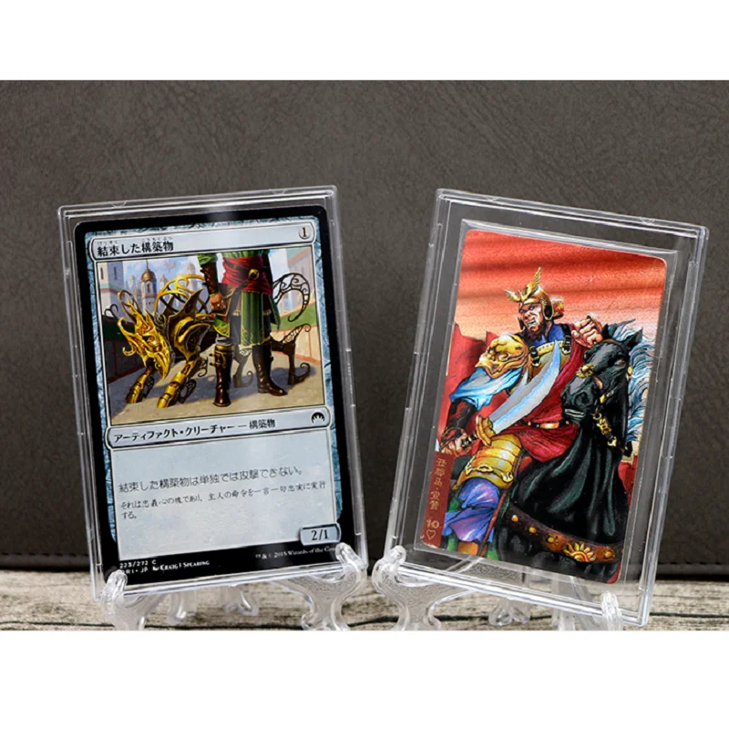 2/5/10 шт настольная игра карты держатель дисплея для TCG коллекционная карточная