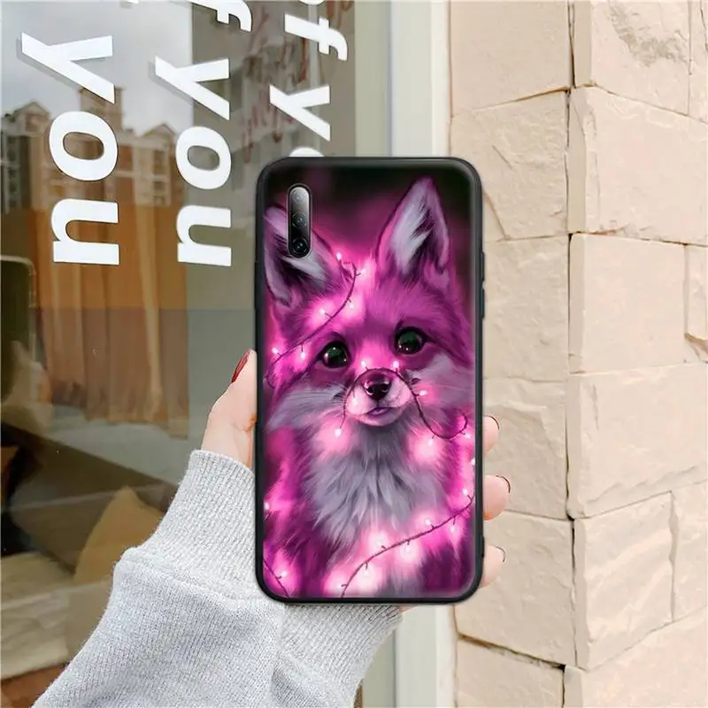 

Anime fox funny foxs lovely Phone Case for redmi note 5 5A 6 7 8 9 Pro Max 10 8T Funda Shell