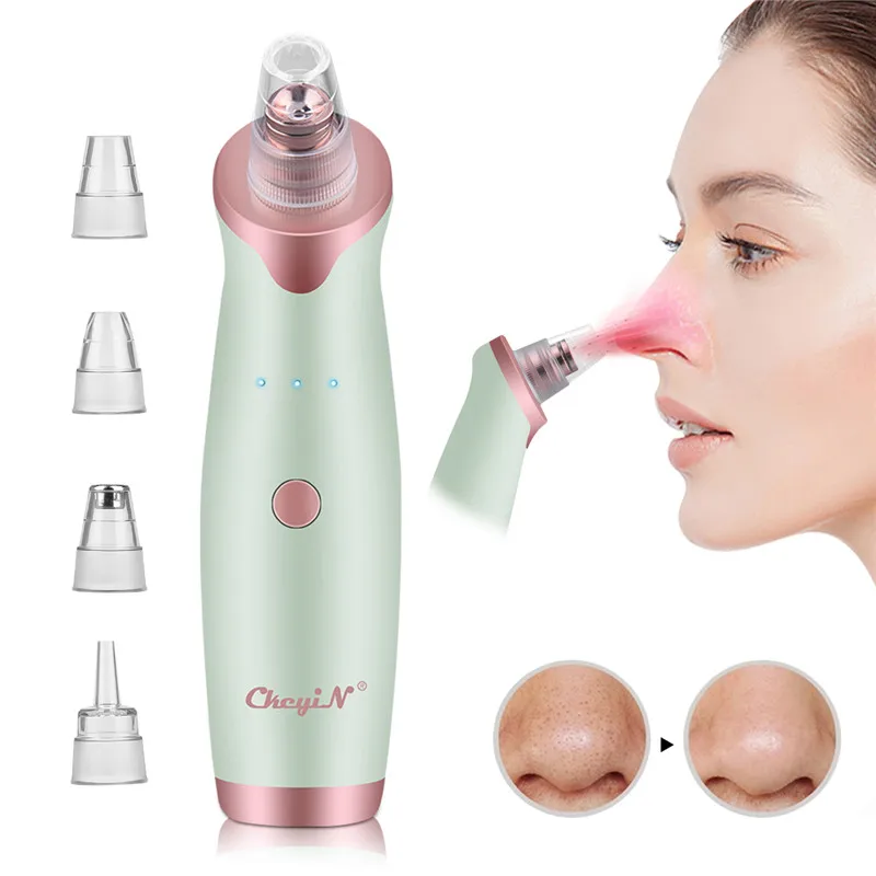 

CkeyiN Facial Blackhead Remover Electric Acne Pore Cleaner Black Point Vacuum Extractor Tool Pimple Removal Beauty Skin Care 51