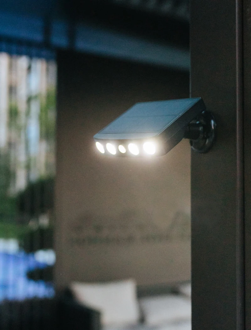 

Solar Human Body Induction Sports Wall Light Outdoor Waterproof Rotatable Outdoor Waterproof Garden Light White Light