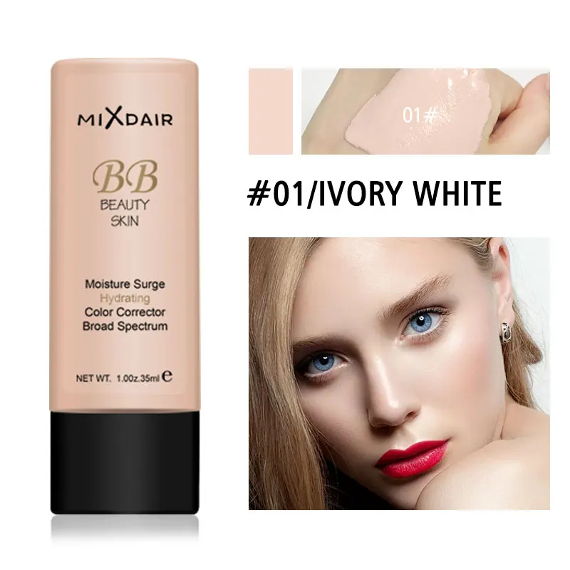 01 Ivory white MIXDAIR Жидкая основа для лица консилер 4 цвета Магическая основа под макияж праймер BB крем Полное покрытие темные круги под глазами скрытие пятен - Цвет: 01 Ivory white