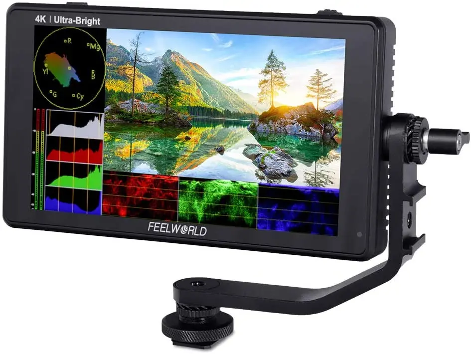 

FEELWORLD LUT6 6 дюймов 2600 нит HDR 3D LUT сенсорный Экран DSLR Камера поле для контроля уровня сахара в крови с гистограммой вектора изображения в формате...