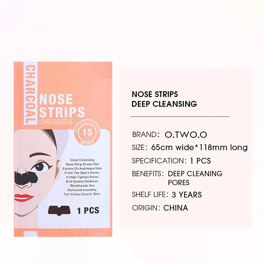 Пластырь для удаления черных точек на носу Глубокая очистка пор очищение и белых