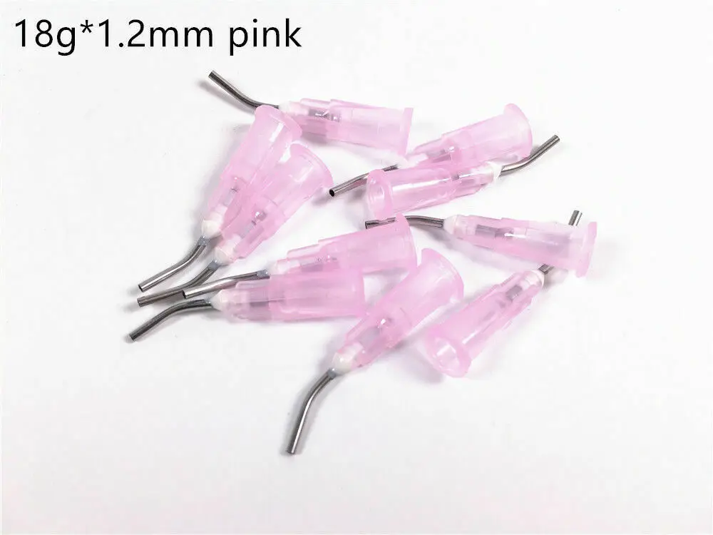 

100-2000 шт., одноразовые предохранительные игольчатые конвейерные наконечники, 18GA 1,2 мм