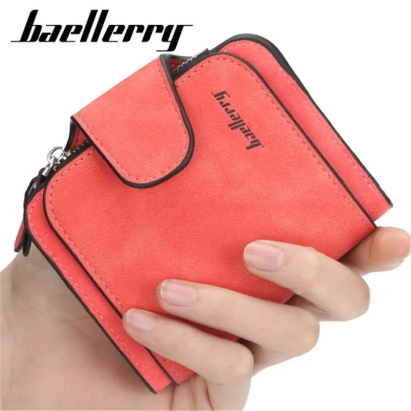 

Hot Sale Luxury Leather Short Women Wallet Many Department Ladies Small Clutch Money Coin Card Holders Purse Slim Female Wallets