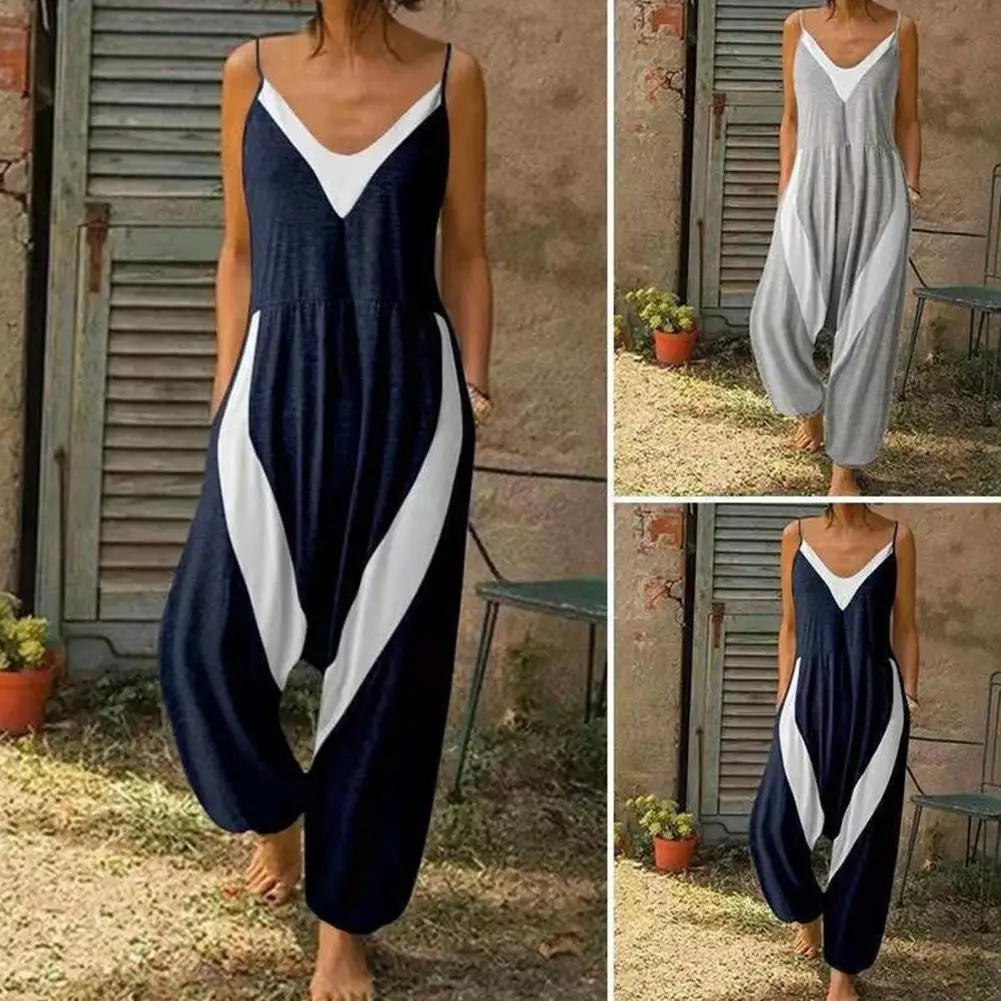 

Cotton Blended Unique Women Casual Knitted Rompers Soft Jumpsuit Sleeveless for Party