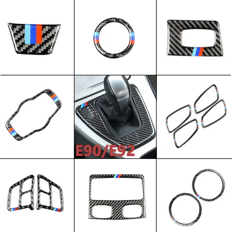 Наклейки для внутренней отделки из углеродного волокна декоративные наклейки на