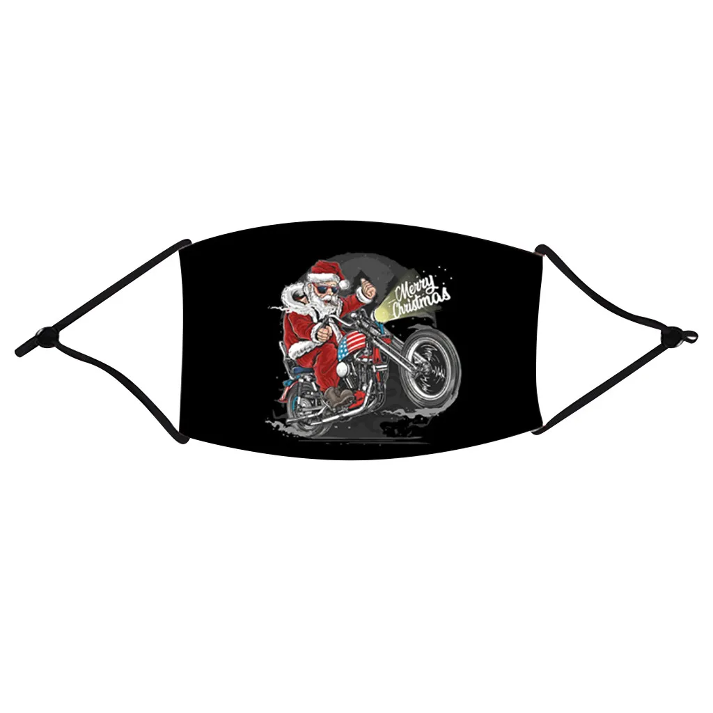 1 шт. рождественские детские наружные маски для рта защитные лица многоразовые