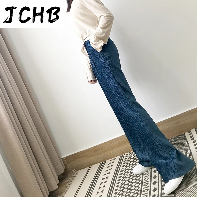 

JCHB 2021 Winter Over Knee Style Turtleneck Long-sleeved Solid Color Straight Minimalist Woolen Overcoat With Belt SG827