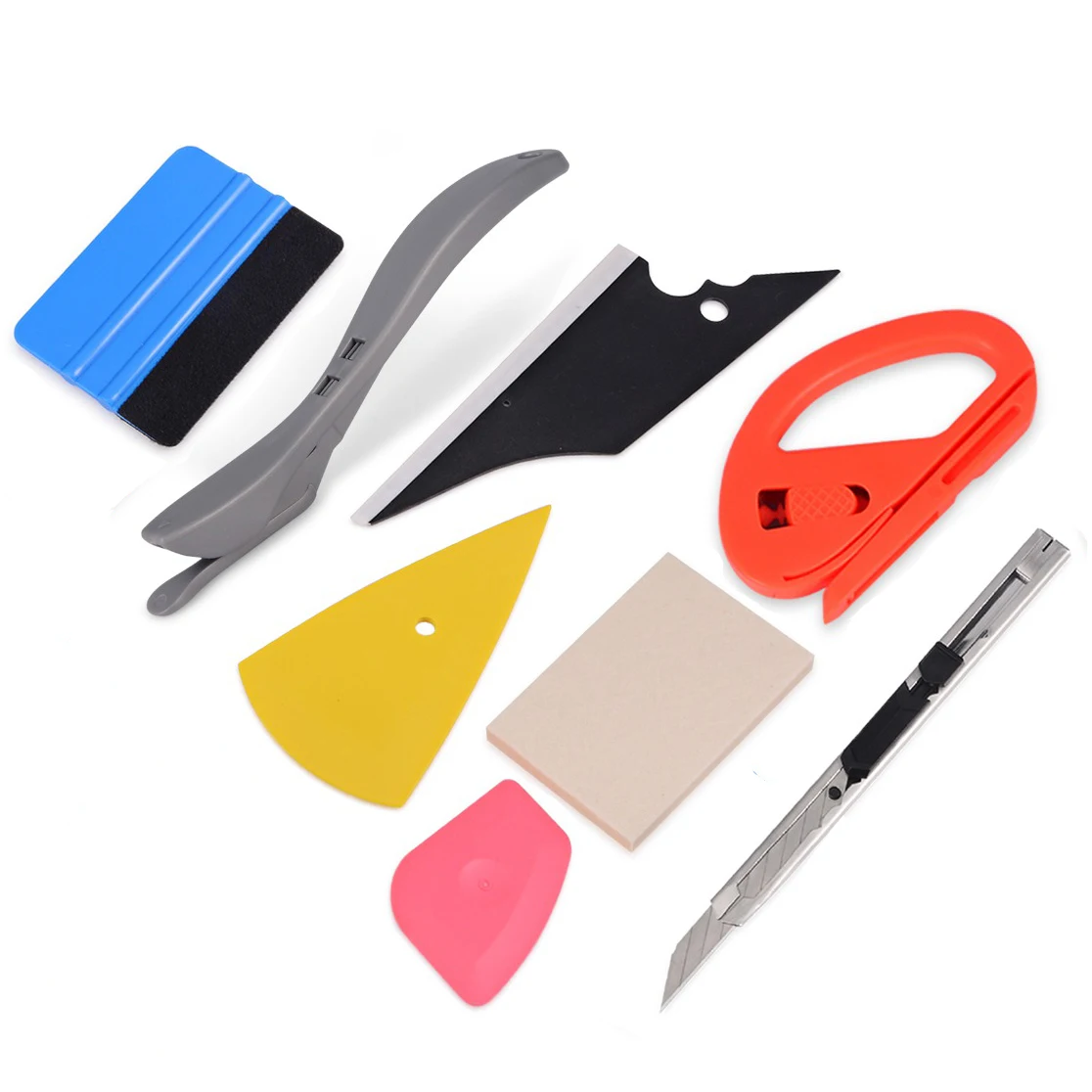 Автомобильный виниловый скребок для плёнки установки набор из углеродного