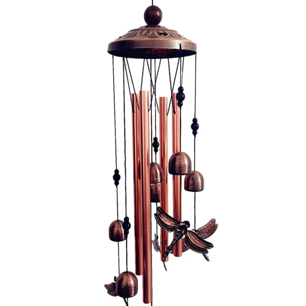 

Ветряные колокольчики и стрекозы, ветряные колокольчики для улицы, 31In, ветряные колокольчики с 4 полыми алюминиевыми трубками, ветряные кол...