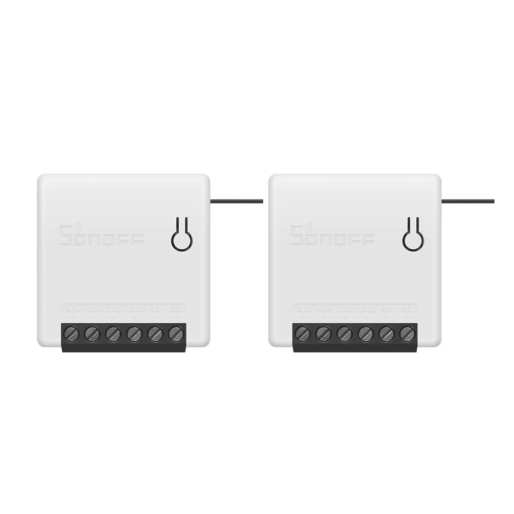SONOFF 20/10/5/шт. Мини Интеллектуальный переключатель DIY Режим бытовой техники Автоматизация выключатели с Amazon Alexa WiFi умный переключатель