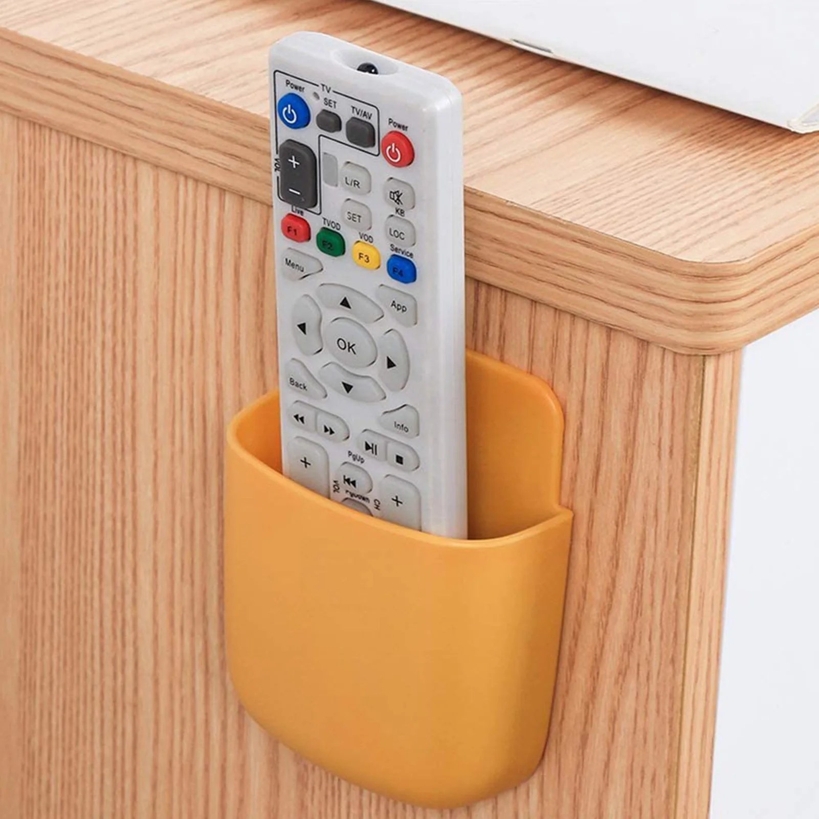 

TV Air Conditioner Remote Control Storage Box Living Room Bedside Punch-free Shelf Wall-mounted Mobile Phone Holder