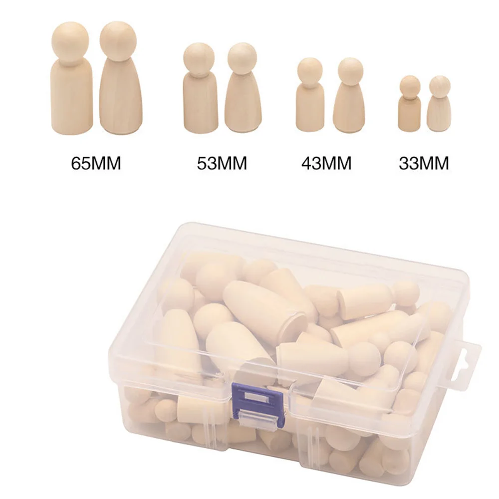 Куклы деревянные сделай сам куклы с цветными рисунками мужские и женские