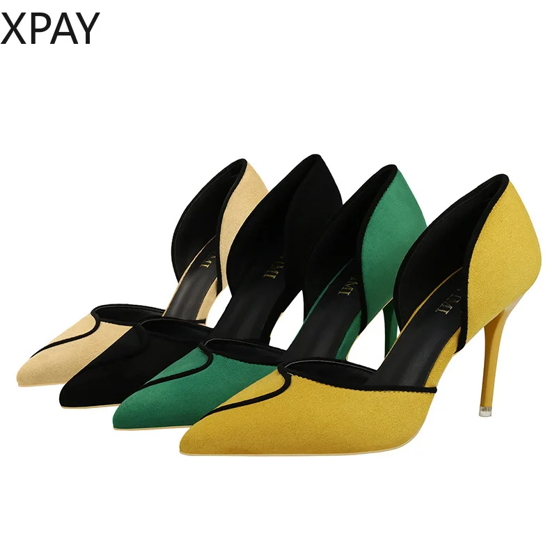 Европейский и американский тренд 2019 г. новые летние женские туфли на очень