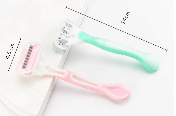 

20pcs/bag Manual Shaving Women Razors Lady Razor Disposable Hair Removal for Whole Body Safety Bikini Shaving 1 Handle 1 Blade
