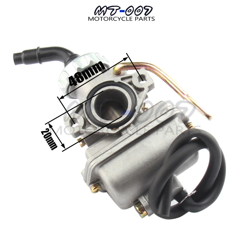 

PZ20 20 мм карб Мануэль дроссель для HEIHI 110cc KAYO Apollo Bosuer внедорожник для питбайка Фотокарта Бесплатная доставка