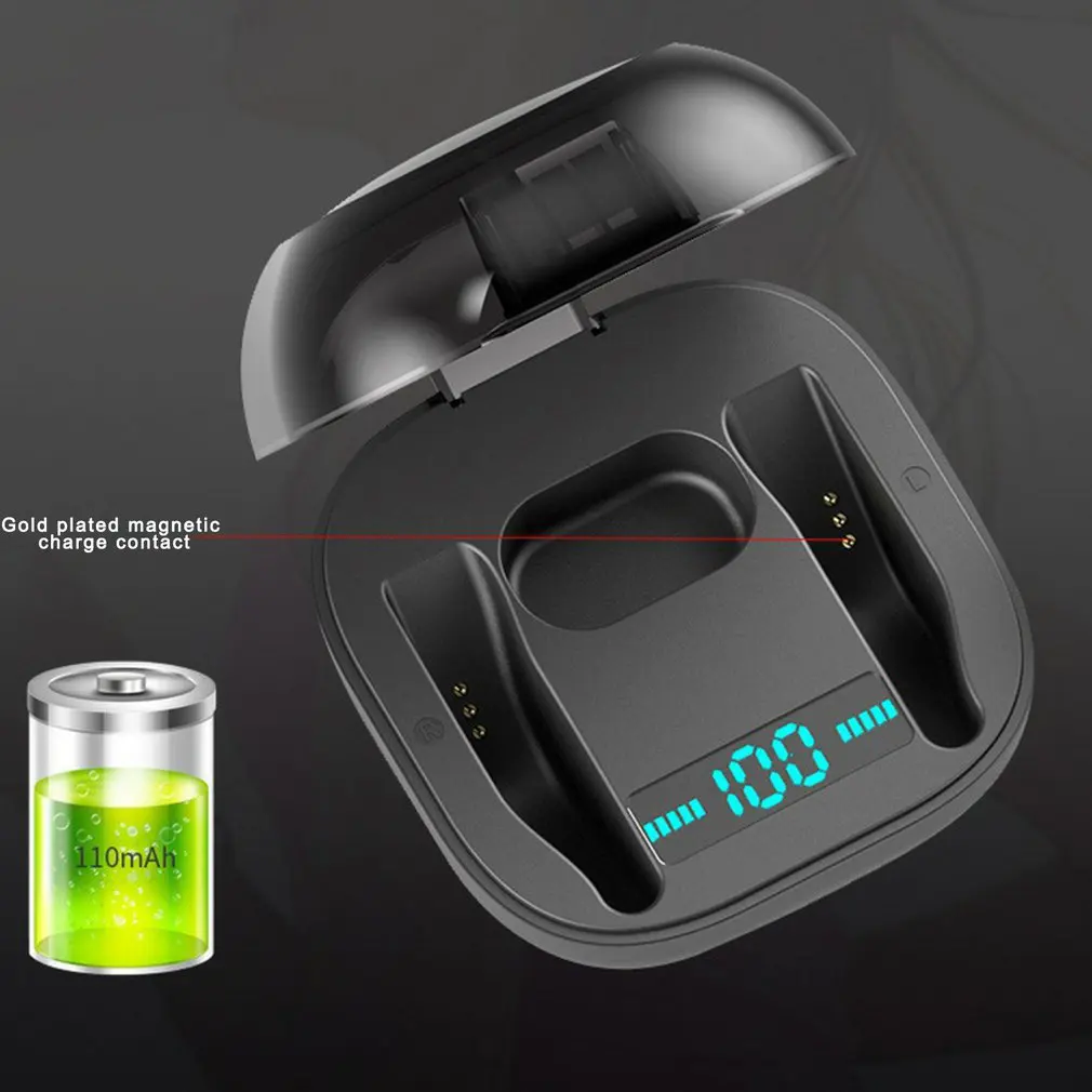 

Wireless Earbuds Bluetooth 5.0 Headphones TWS True Wireless Stereo Headset IPX8 Waterproof in-Ear Earphones Built-in Micophone