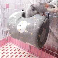 cotton small pet cage warm small pet nest mini cotton cage hanging hammock hamster bed house rodentguinea pigrathedgehog