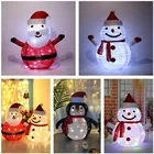 Рождественские украшения, 40 светодиодов, надувной пингвин, сказочный фонарь, рождественские Новогодние украшения, рождественские приветственные арки для домашнего декора