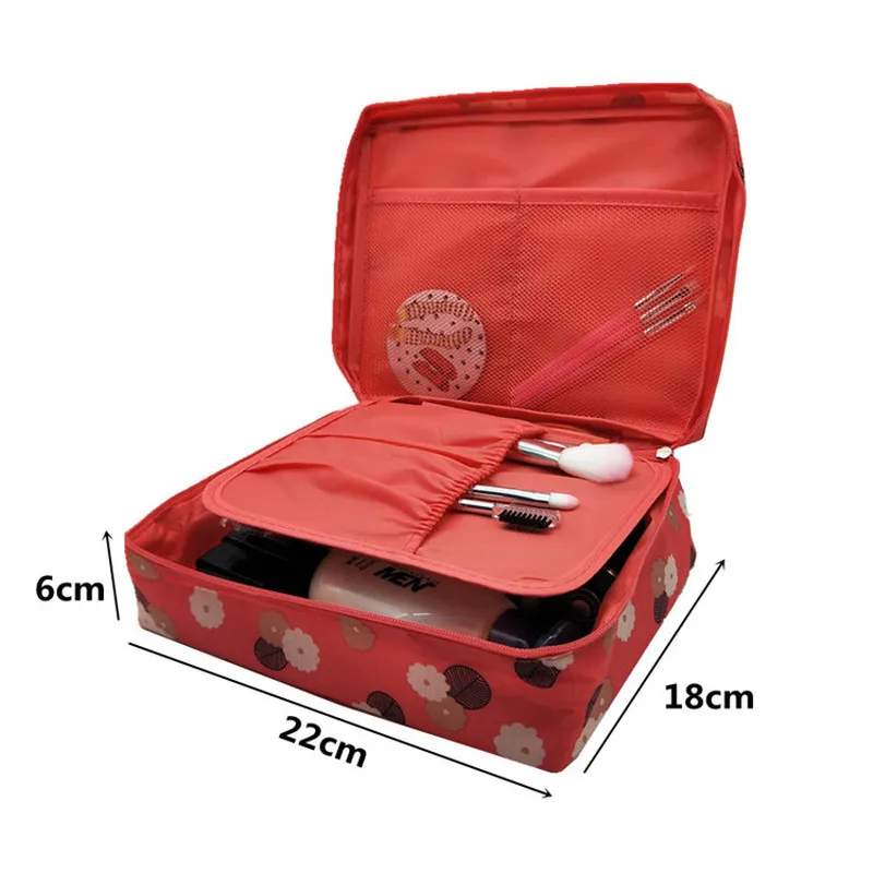 

Womens Cosmetic Toiletry Bags Travel Makeup Bag Girl's Cute Printing organizer make up Pouch Men multifunctional Wash Bag New