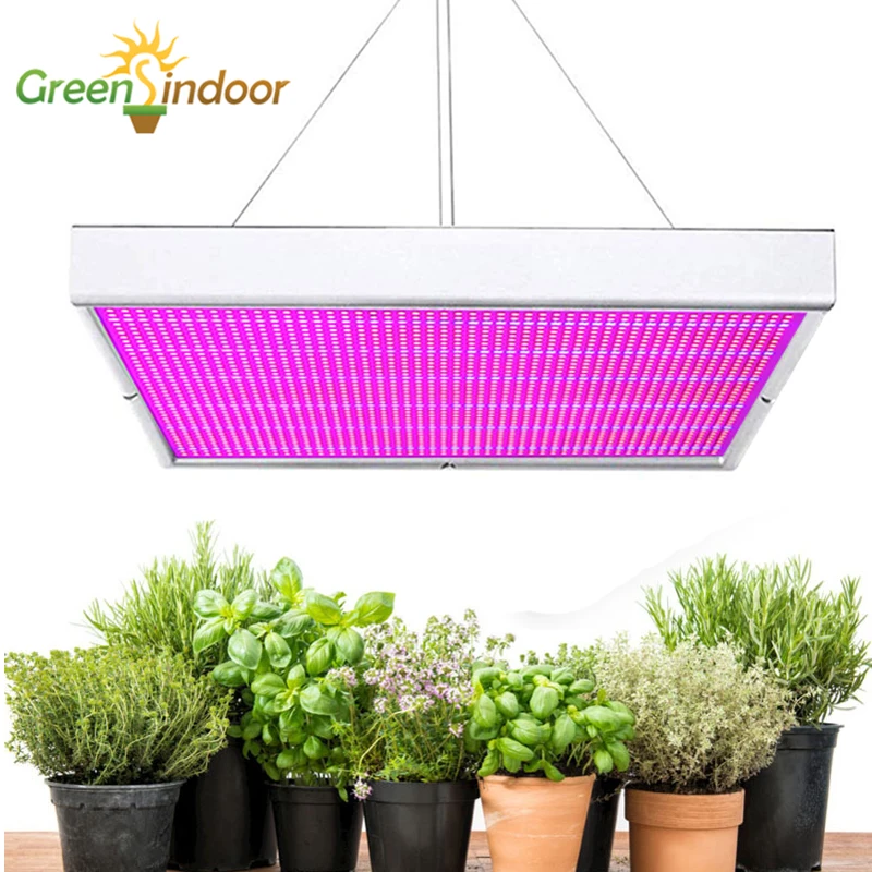 Крытый 1000W светодиодный Grow светильник Панель Фито лампы для растений полный