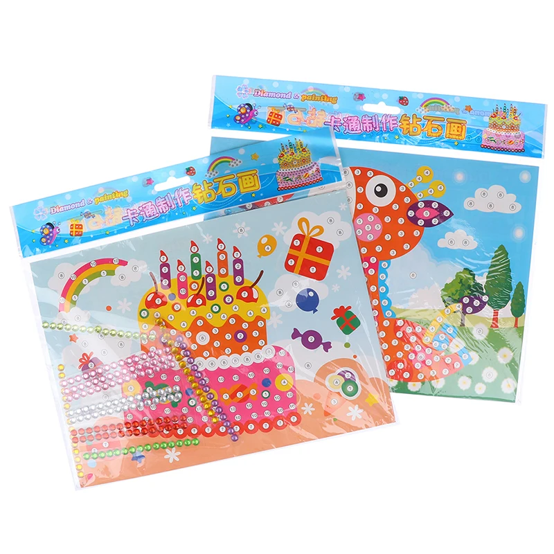 Комплект из 2 предметов сделай сам со стразами ручной работы наклейки