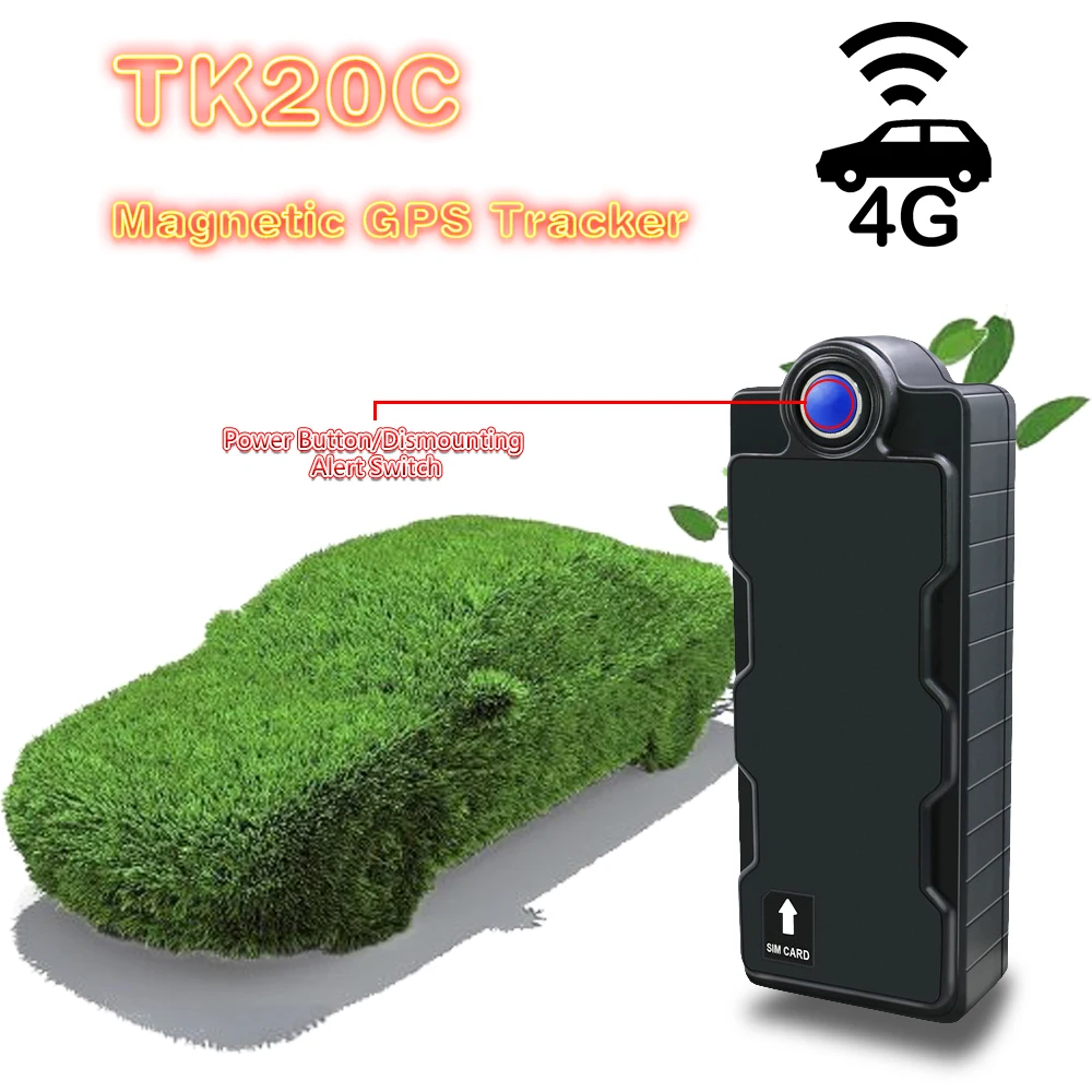 Автомобильный трекер TK20C 4G GPS локатор Voertuig egen Toevoegen Магнитный Водонепроницаемый