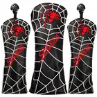 Человек-паук Гольф клуб головные уборы для крышка приводного механизма покрытие фарватера Гибридный чехол лезвие короткой клюшки Чехлы PU кожаный чехол покрытие для головы