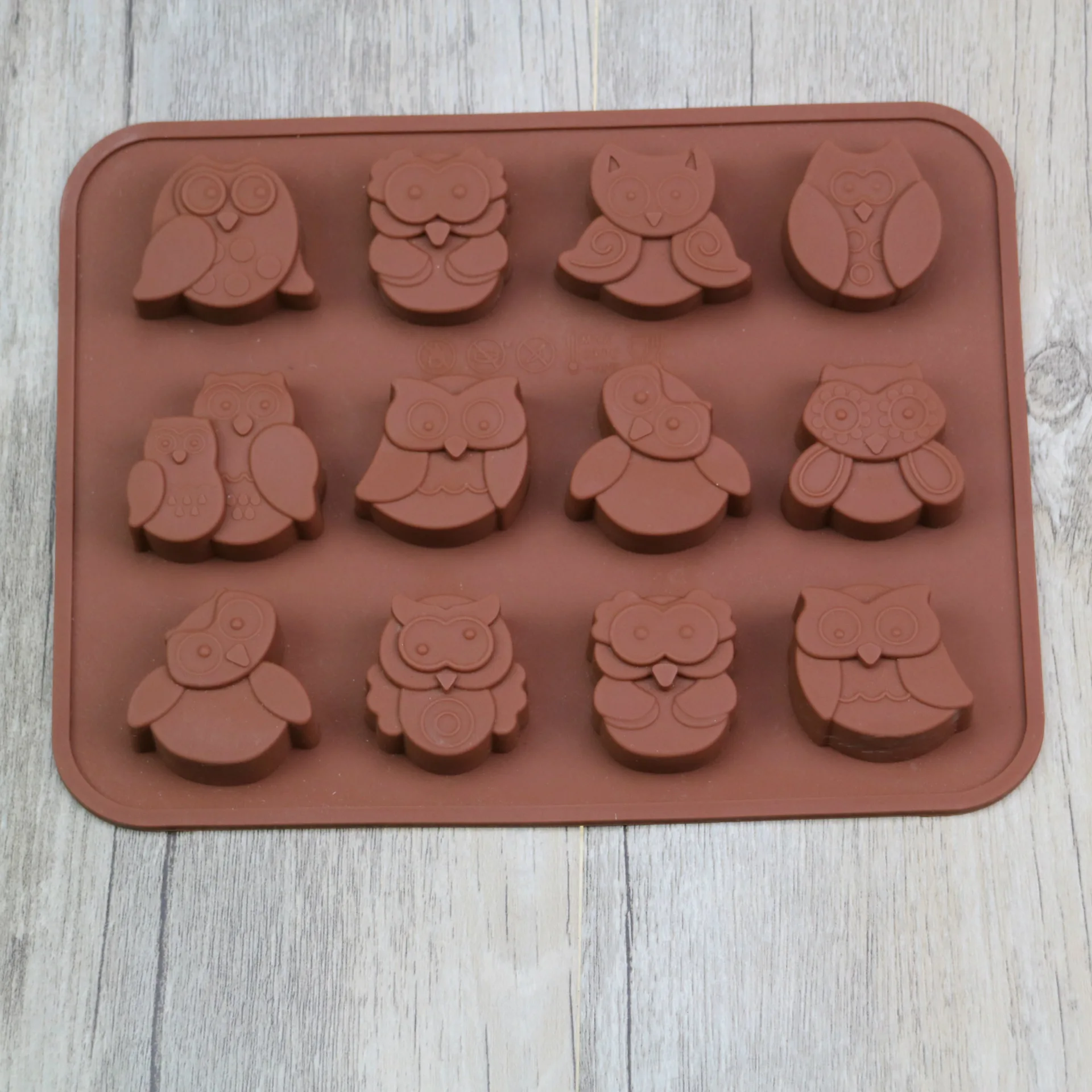 Силиконовая форма для шоколада 3D формы выпечки конфет антипригарная из чистого