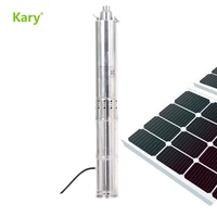kary 48v 10th max lift 15m dc deep well submersible solar system panel impellers water pumps ns4810t 15