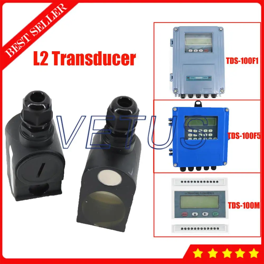 

L2 Sensor Clamp on Transducer DN300~6000mm Apply to TDS-100F1 TDS-100F5 TDS-100M Ultrasonic Liquid Flow Meter Flowmeters