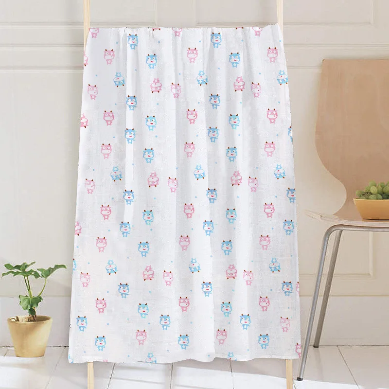

unisex Pure Cotton Muslin Gauze Bandage Newborn Swaddling Towel Baby Cotton Gauze Blanket Double Cover Quilt