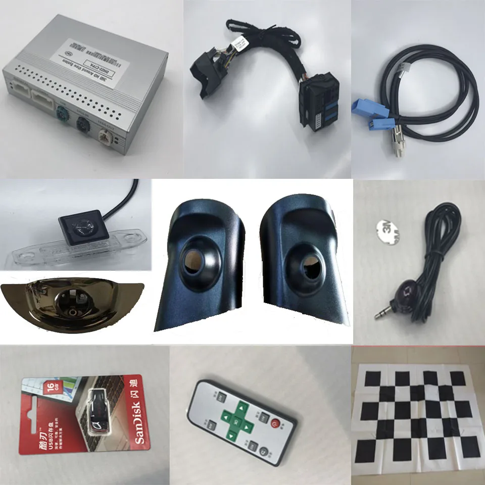 Камера заднего вида aHD Bird view камера и Переднего Вида с углом обзора 360 градусов