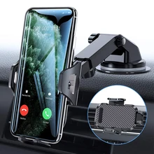New Sucker Car Phone Holder Mobile Phone Holder Stand in Car No Magnetic GPS Mount Support For iPhone 11 Pro Xiaomi Samsung