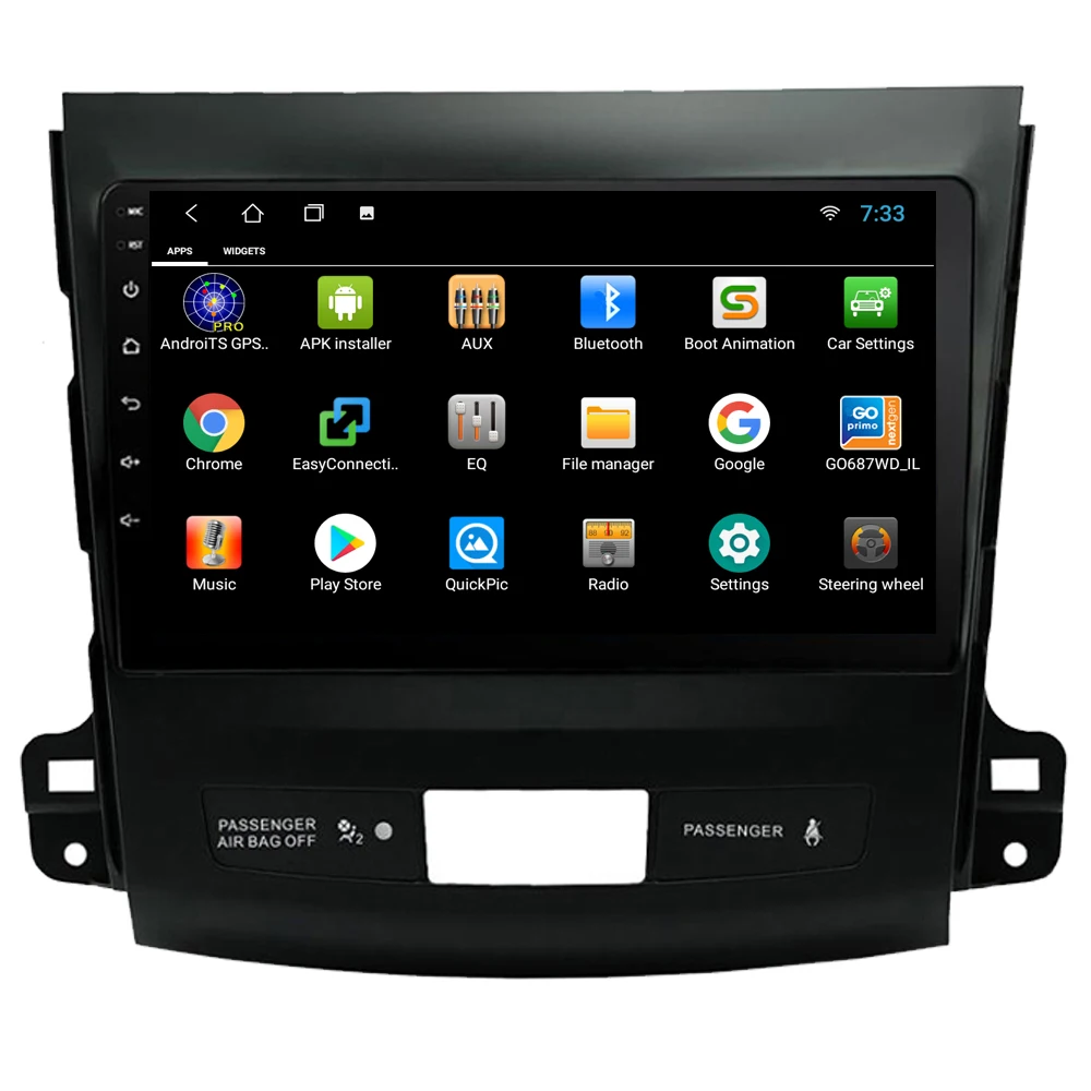 Автомагнитола RoverOne для Mitsubishi Outlander XL EX мультимедийный плеер на Android 10 с