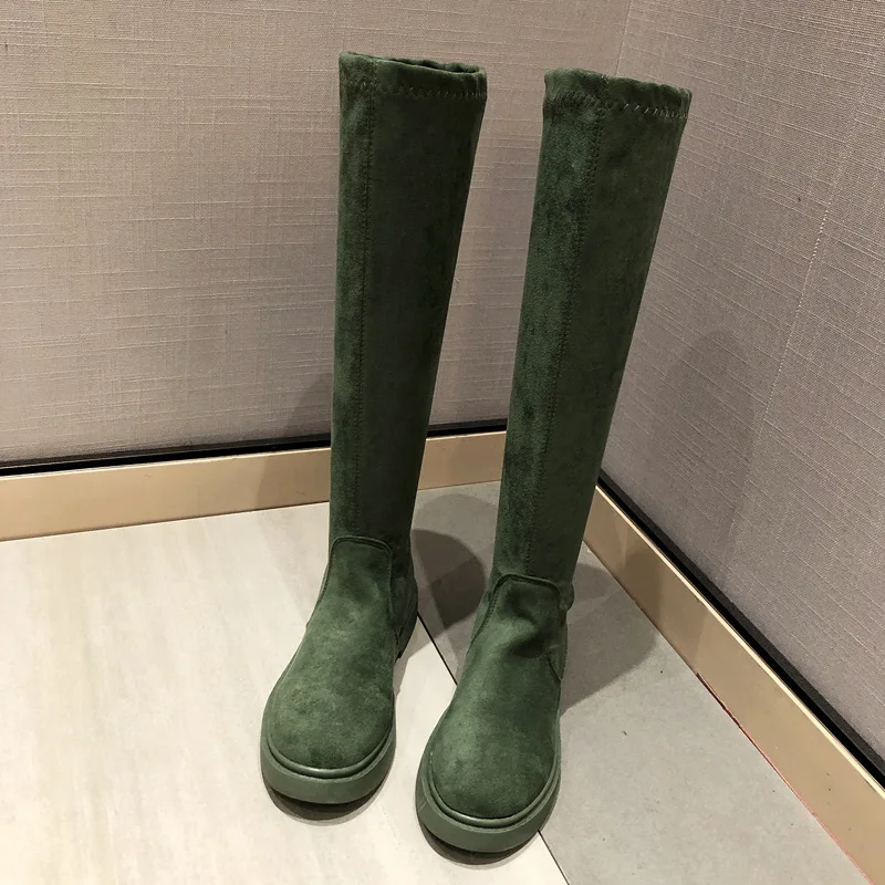

2019 New Winter Models Snow Boots Women Over The Knee Shoes