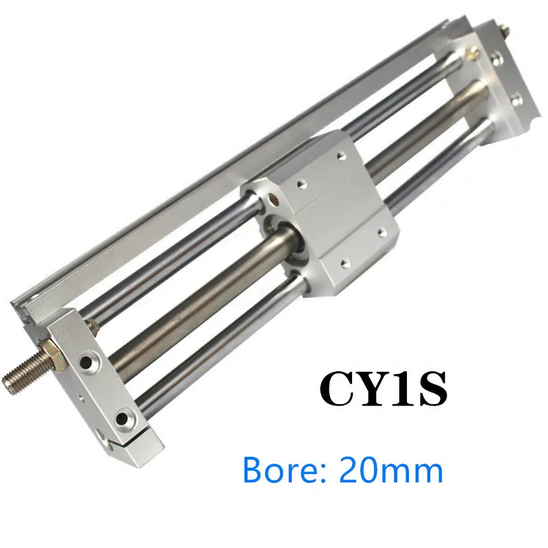 CY1S CY1S20 Storke 600 1000 мм магнитная муфта Безшовный цилиндр пневматический 700
