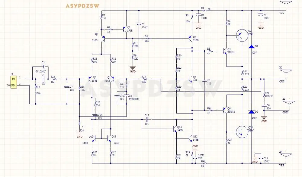 Эл схема платы ад450а усилителя