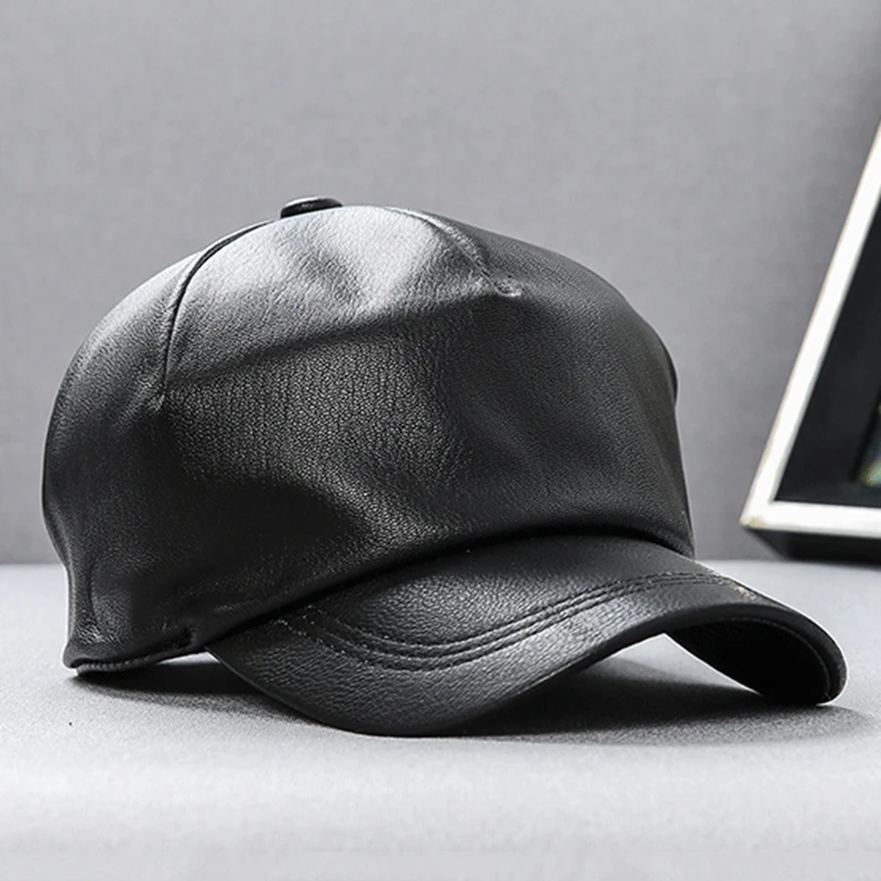 Ретро элегантный зимний мужской берет шапка утконос и плющ мальчик плоский