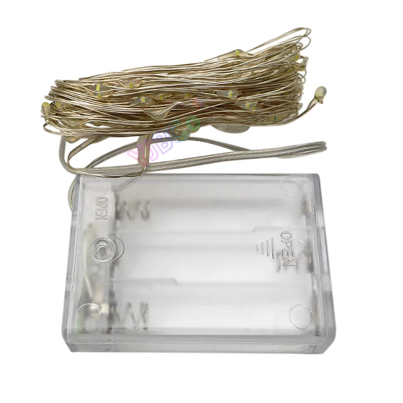 Оптовая продажа светодиодная сказочная гирлянсветильник длиной 2 м 3 5 10 с